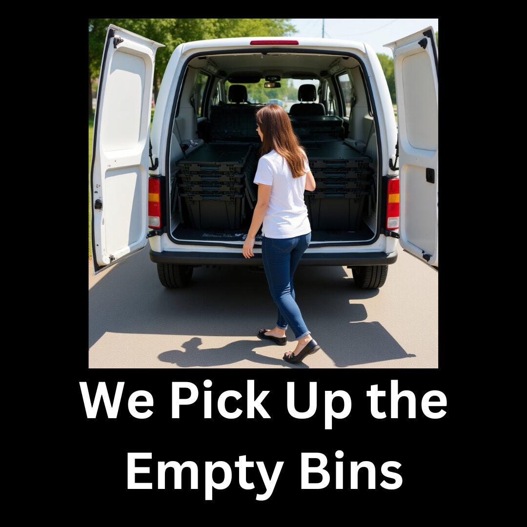 Picking up the empty moving [BOXES]