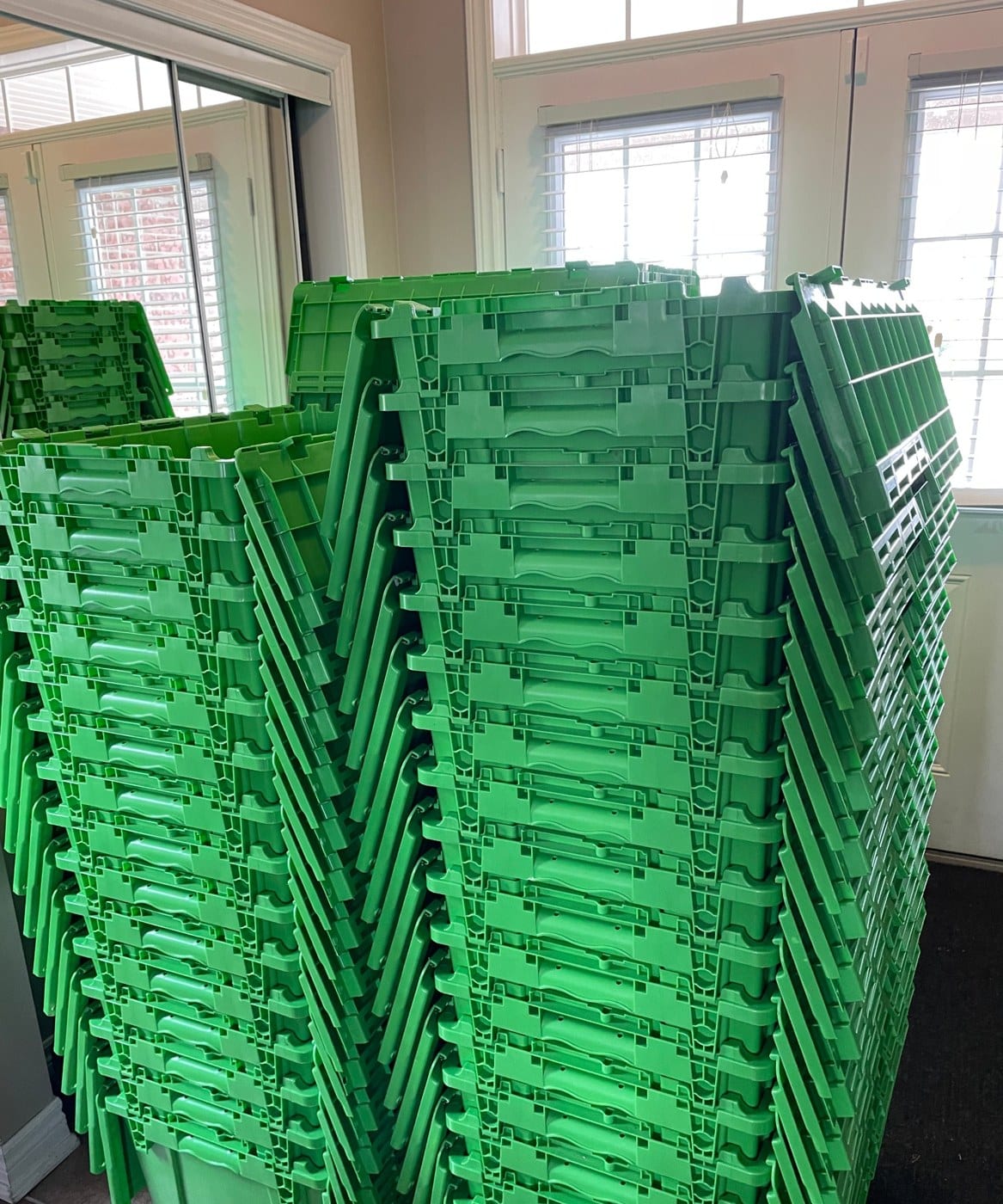 Reusable moving [BOXES] ready for storage and renovations